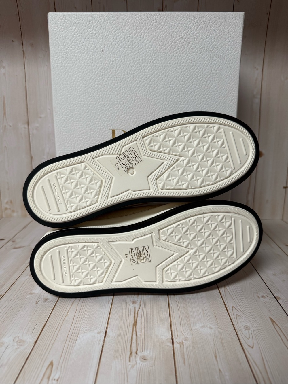 Christian Dior Oblique Walk'N'Dior Platform Sneakers Beige Natural Sz 36.5 / 6.5 - Picture 13 of 13